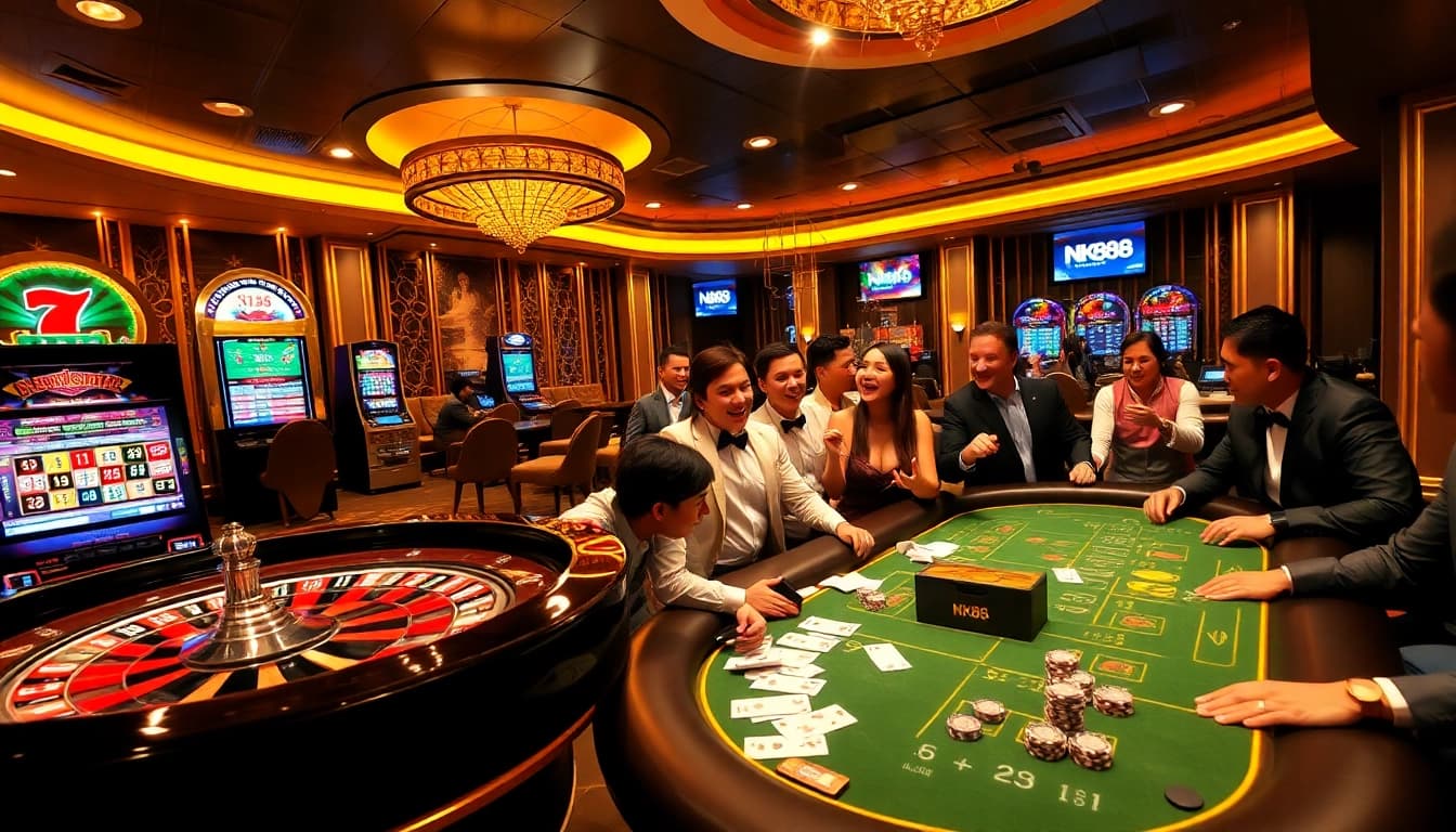Experience the excitement of NK88 https://nk88.za.com/ with captivating live casino tables, vibrant slot machines, and thrilling poker action.