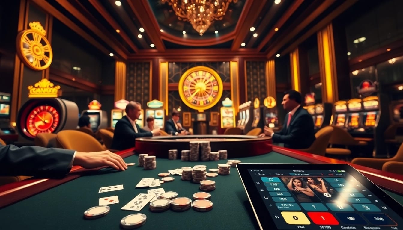 Engage in exciting moments at พอร์ทเกม F168 with vibrant casino elements and lively poker games.
