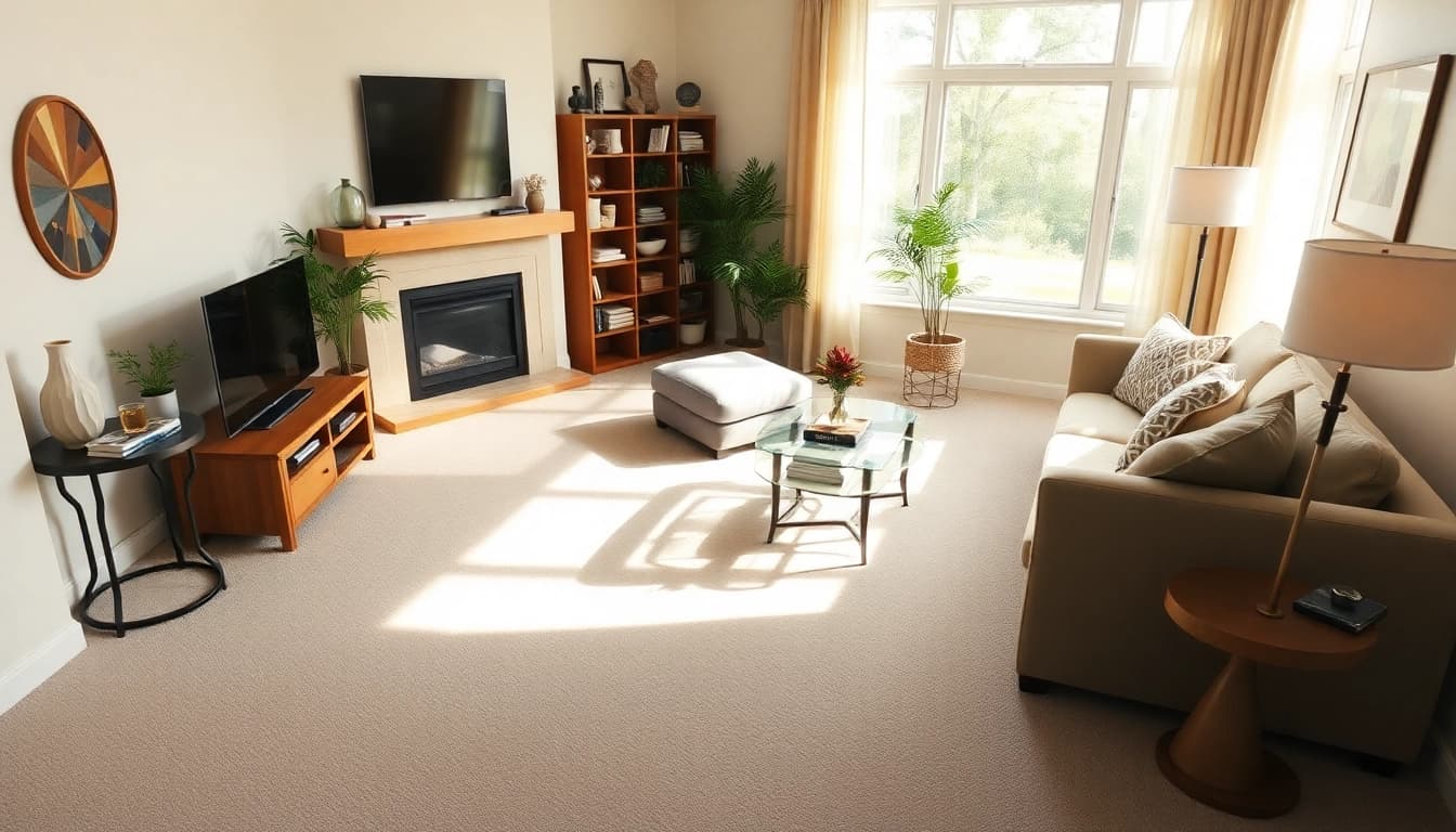 Experience expert Lavaggio tappeto Milano in a beautifully refreshed living room carpet.