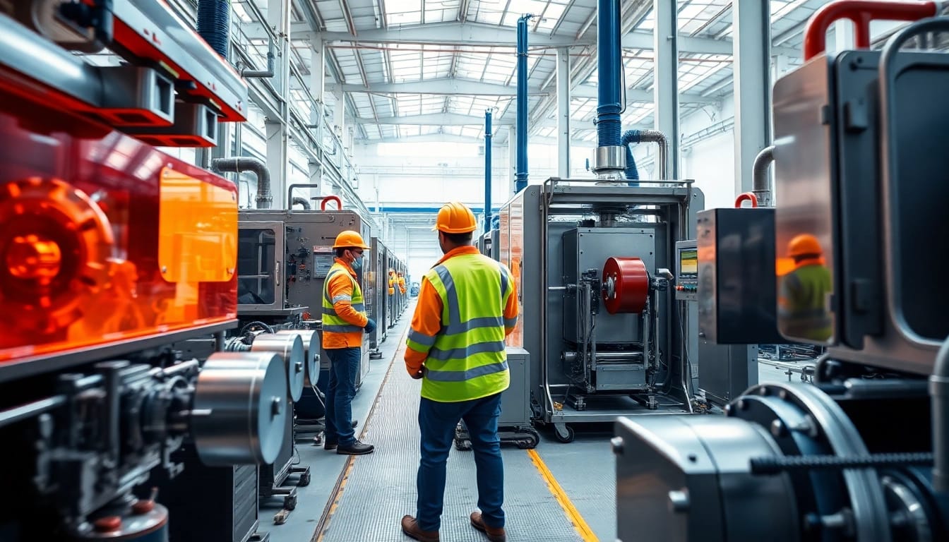 High-quality powder coating malaysia processes in a modern diecasting facility.