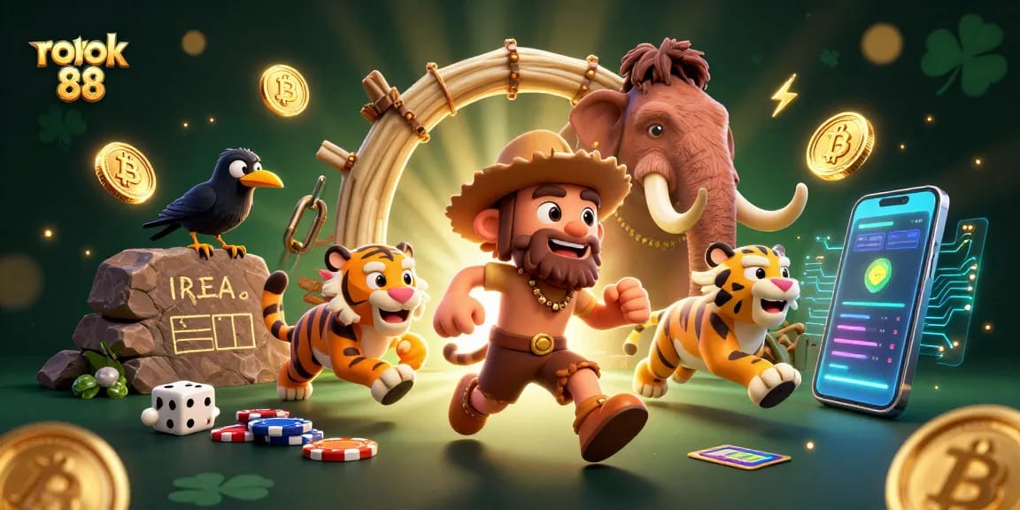 Engage with rokok 88 in a thrilling animated casino scene filled with dynamic game elements.