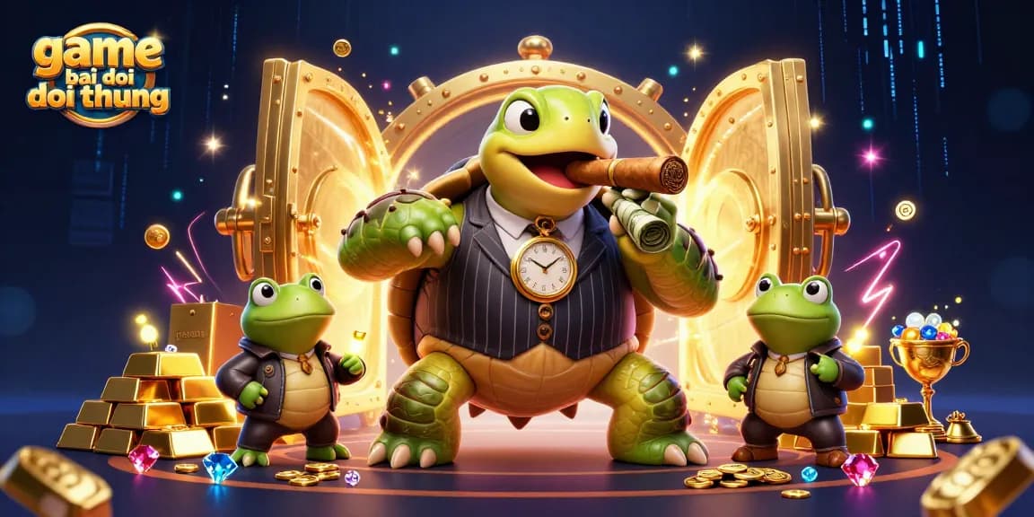 Experience thrilling game bai doi thuong with cartoon characters in a vibrant casino