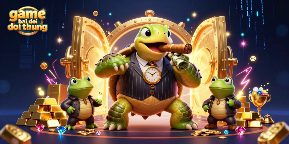 Experience thrilling game bai doi thuong with cartoon characters in a vibrant casino