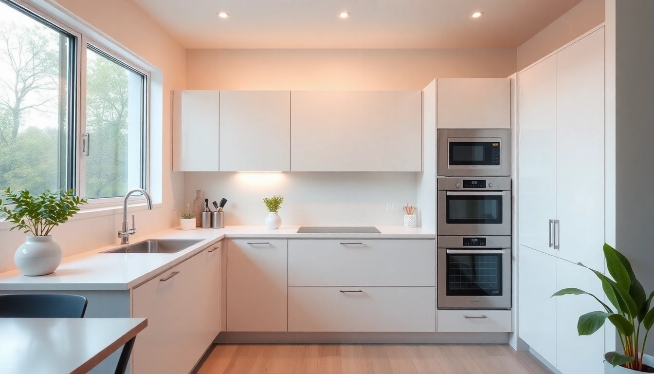 Showcase уреди за вграждане that enhance modern kitchen aesthetics and functionality.