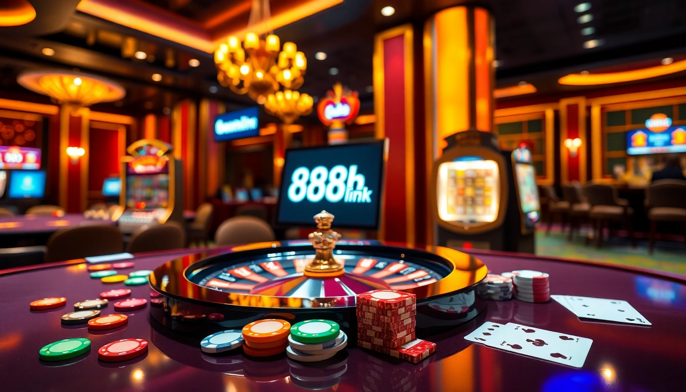 Experience excitement at the casino with the 888b link among engaging games and vibrant visuals.