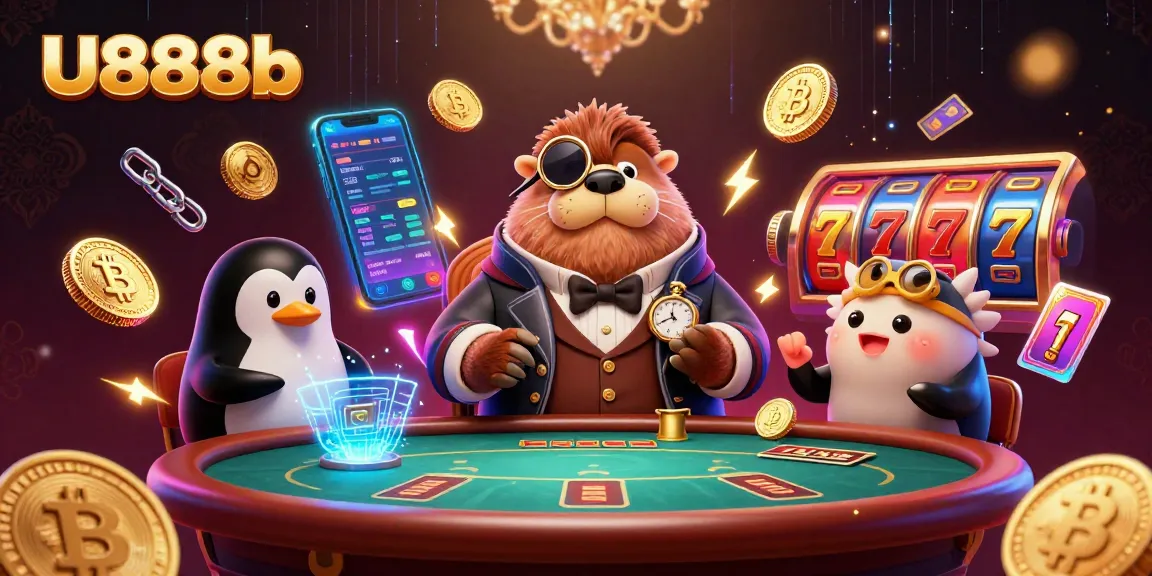 Engage with U888b at an underwater poker table featuring a friendly walrus, penguin dealer, and a bluffing pufferfish.
