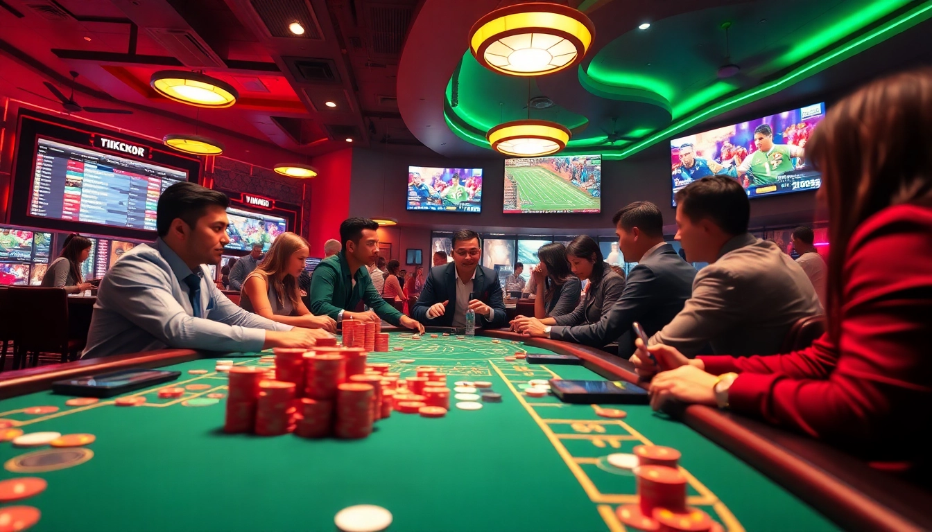 Experience the excitement of online gaming with MM88's vibrant casino atmosphere, engaging players and immersive technology.