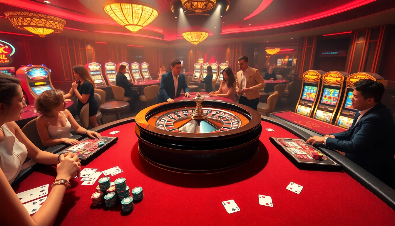 Experience the thrill of high-stakes gambling at https://kingarthurcafe.com/menu with vibrant casino elements.