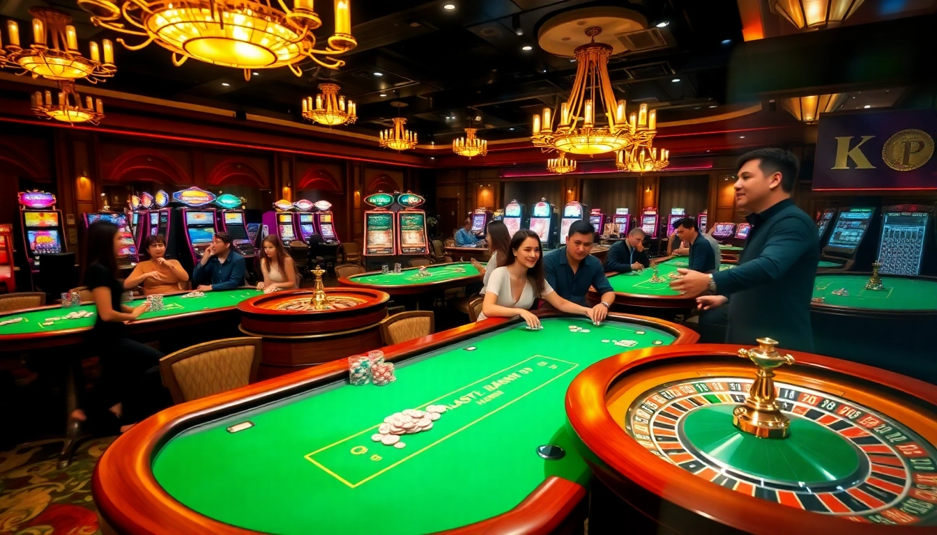 Experience thrilling gameplay at KJC with engaging casino activities and vibrant visuals.