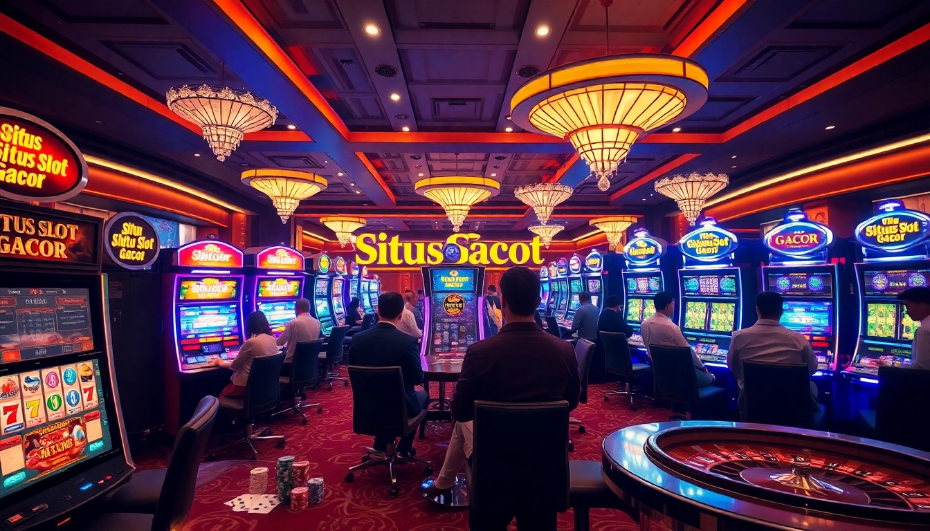Experience the thrill of winning at Situs Slot Gacor with vibrant slot machines and exciting gameplay.