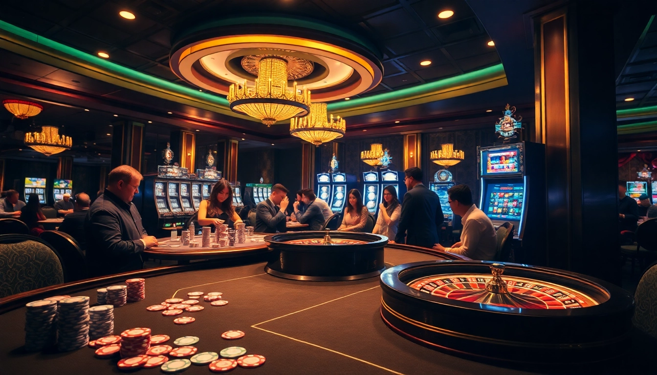 Players enjoying casino games at 566's vibrant table, capturing the excitement and luxury of gambling.