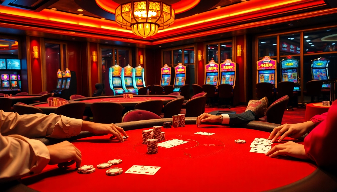 Experience the thrill of abc 8 at an elegant casino, showcasing poker chips and luxury.