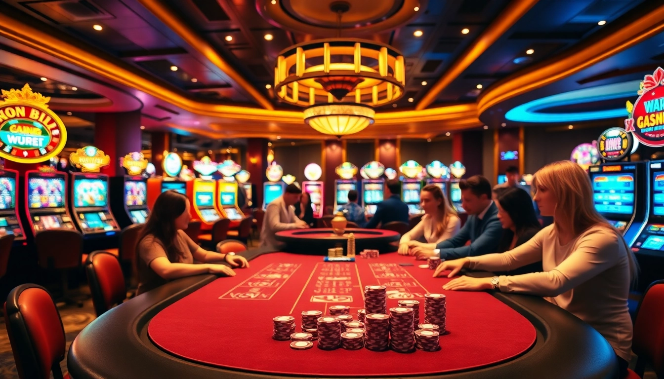 king 88 players engaging in an exciting poker game at a luxurious casino table