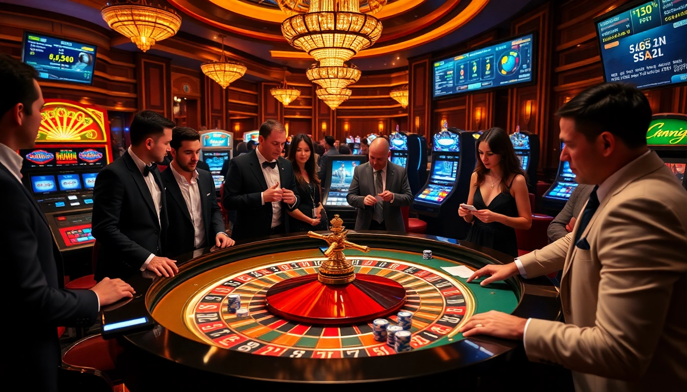 High-stakes players enjoying an exciting betting experience at mk8th.net casino.